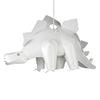 Children's Dinosaur 3D White Bedroom Nursery White Plastic Shade Stegosaurus