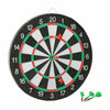 Dart Board 17 Inch Size Double Sided Dartboard For Family Game With 6 Dart 2021