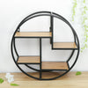 Wall Mounted Iron Floating Shelf Wall Metal Storage Rack for Bedroom Kitchen