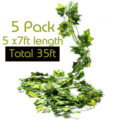 i3a Artificial IVY GARLAND LEAVES 7ft 210cm Fake Trailing Vine plant Garden Home