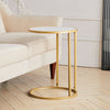Accent Marble Effect Coffee Table End Console Table Gold Frame Living Room