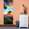 88cm Summer Lavender Door Stickers Murals Self-Adhesive Office Home Decor Gift