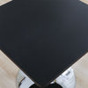 Black Bar Table Small Breakfast Table Adjustable Height Swivel Café Living Room