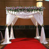 10ft Heavy Duty Wedding Ceremony Canopy Chuppah Backdrop Stand Kit Height Adjust