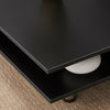 Coffee Table with 2 Storage Drawers Modern Home Living Room Table 4 Metal Legs