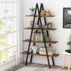 Tribesigns 4 Tier Bookshelf for Home Office Industrial Triangle Stable Bookcase