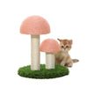 Cat Kitten Pet Sisal Scratching Post Kitten Scratcher Play Fun Mushroom Cluster