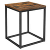 End Table, Square Side Table, Night Table, Steel Frame, for Living Room,
