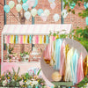 Tissue Paper Tassel Garland Bunting Confetti Paper Birthday Hanging Decorations