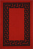 Machine Washable Non Slip Greek Key Kitchen & Hall Runners Rugs Mats Black Grey