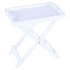 Garden Folding Side End Coffee Tea Table Tray Wooden Snack Table In/Outdoor Home