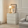 White Bedside Cabinet Chest of 3 Drawers Side End Table Nightstand Storage Unit