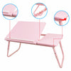 Laptop Table Folding Desk Stand Bed Tray Sofa Computer Study Portable Adjustable