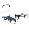 HEAVY DUTY FOLDING 150KG PLATFORM HAND SACK TROLLEY TRUCK CART BARROW UK