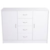 Cabinet Cupboard Unit Chest Organizer White