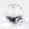 8pcs Clear Diamond Crystal Glass Door Knobs Handles Drawer Wardrobe Cabinet
