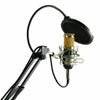 Studio Condenser Microphone Recording Broadcasting Podcast MIC W/ Stand for PC