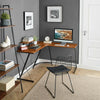 L-shaped Computer Desk Corner Table Workstation Home Office Study Furniture