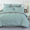200 TC 100% EGYPTIAN COTTON PINTUCK DUVET COVER BEDDING SET DOUBLE KING SIZE