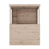 Outdoor Bar Shed Serving Hatch Pressure Treated Wooden Garden Home Pub House UK