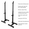 Gym Squat Rack Stands Adjustable Barbell Heavy Duty Weight Bench Support Stand