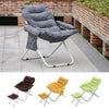 Folding Garden Moon Chair Adjustable Recliner Armchair Camping Sun Lounger Stool