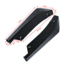 Carbon Fiber Accessories Rear Bumper Lip Diffuser Splitter Canard Protector 2pcs