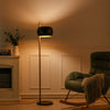 Modern Tall Floor Lamp Standard Reading Light Living Room Light with Lampshade
