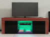 Modern TV Unit Cabinet Stand Sideboard Matt body & High Gloss Doors FREE LED