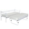 Metal Bunk Beds Single Sleeper Bed/Day bed and trundle Children Bed