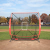 VEVOR 5x5 ft Baseball Softball Practice Net Hitting Batting Multiple Accessories
