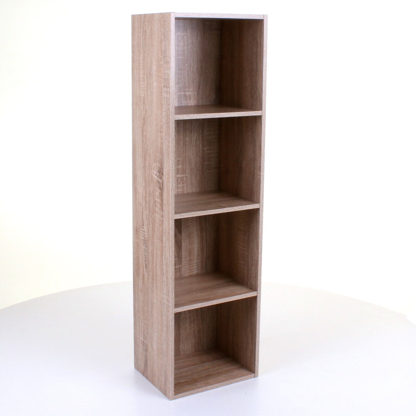 2 3 4 TIER WOODEN BOOKCASE SHELVING DISPLAY STORAGE UNIT CUBE WOOD SHELVES SHELF