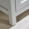 Wardrobe Grey Oak 2 Door Two Tone Wooden Hanging Rail Storage Shelves Avon