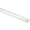 10X 1M V-shape Aluminium Channel Profile With Milky Cover For LED Strip Lights