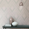 Muriva Alea Wallpaper Blush/Silver 703041 Bedroom Living Room Hallways
