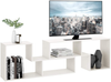 DIY TV Stand Display Storage Shelf Entertainment Units Living Room Bedroom White