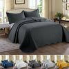 Luxury Quilted Bedspread Throw Set 3 PCs Sofa Bed Cover Single Double King Size