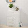 Matt Chest of Drawer Bedside Table Cabinet 5 Drawer Bedroom Storage Furniture