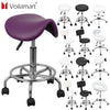 Salon Saddle Stool Swivel Hairdress Beauty Chair Hydraulic Lift Adjustable Seat