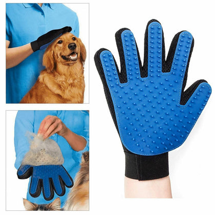 True Touch Deshedding Glove Gentle And Efficient Pet Dog Cat Massage Grooming