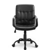 Faux Leather High Back Desk Swivel Chair For Home Office Adjustable Height Chair