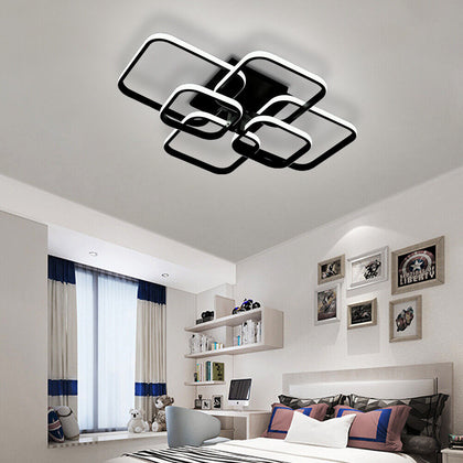 Modern Square LED Ceiling Lamp Chandelier Lights for Kitchen Living Dining Room