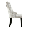 Set of 2/4 Crushed Velvet Knocker Dining Chairs Home Kitchen Restaurant Chair