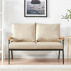 1/2/3 Seater Faux Leather Sofa Armchairs Couches Livingroom Black Brown Modern