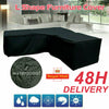 Waterproof Furniture Cover Garden Rattan Corner Outdoor Sofa Protector L-Shape