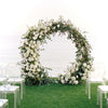 Romantic Wedding Arch Party Backdrop Stand Elegant White Metal Frame Flower Rack