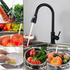 Black Kitchen Sink Taps Pull Out Spray Single Lever Swivel Spout Brass Mixer Tap