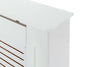 Radiator Cover White Modern Horizontal Cabinet Bookcases, Shelving XL