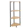 4 Tier Corner Shelf Ladder Shelving Unit Display Bookcase Bookshelf Storage Rack