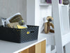 Handy Storage Basket Plastic Crate School Office Kitchen Pharmacy Tidy Organiser